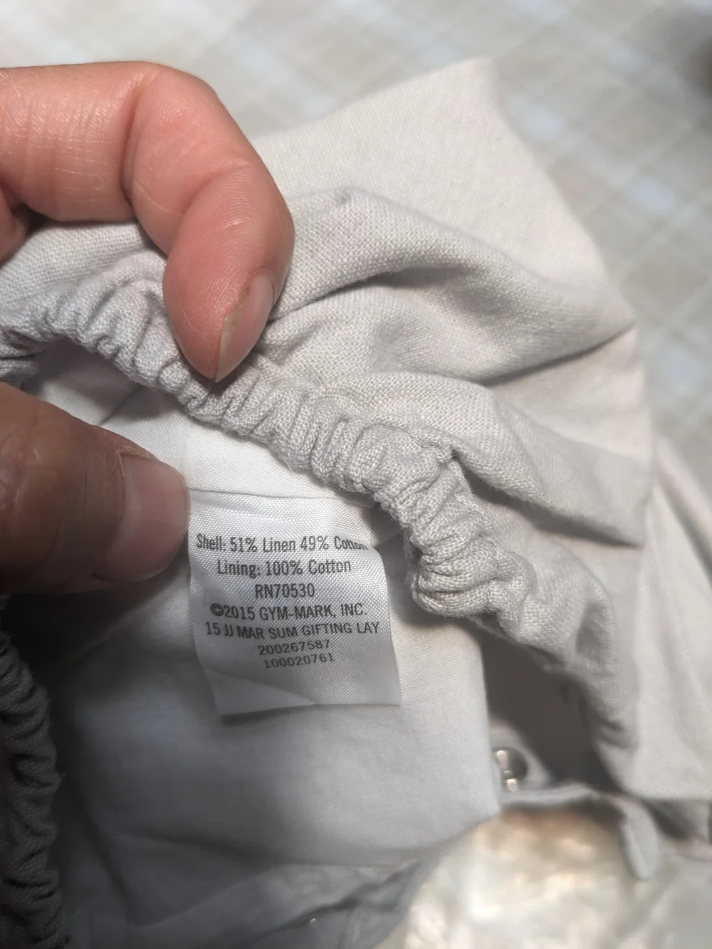 Janie and Jack Cream Baby Romper